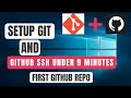 How to Install and Configure Git and GitHub on Windows 11 in 9 minutes