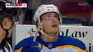 Tage Thompson scores! Or does he?