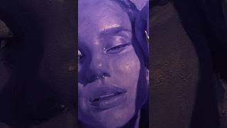 Painting with only purples #art #painting #drawing