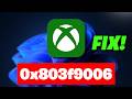 Xbox App/Gamepass Games Error code 0x803f9006 On PC FIX