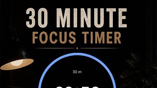 30 Minute Focus Timer ⏳