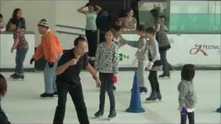 Skating at Glacier, Festival Walk, Kowloon Tong