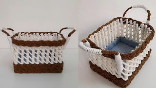 DIY Storage Baskets/Macrame Rope Basket/Organizer Basket