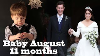 Baby August looks adorable in Princess Eugenie and Jack Brooksbank's 4th wedding anniversary photo