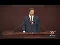 Governor Ron DeSantis Delivers State Of The State Address