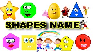 SHAPES | Name of Shapes | Shapes name for kids | Geometry shapes | Basic shapes #shapesforkids