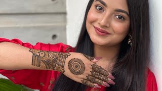 অন্তরার হাতের ঈদ মেহেদী ডিজাইন ।। Alia Bhatt special mandala design on @NusratJahanOntoraa