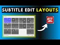 Subtitle Edit Layouts - Game Changer for Captioning Vertical Videos