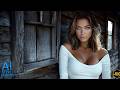 4K AI Art Lookbook Video of AI Girl ｜ Sensual AI  Girl Leaning on Weathered Wood