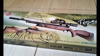 unboxing senapan Sharp Tiger long truglo \u0026 spesifikasi