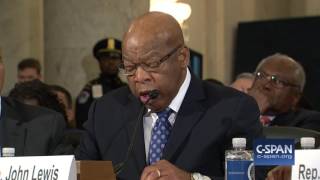 Rep. John Lewis complete testimony against Senator Sessions (C-SPAN)