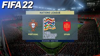FIFA 22 - Portugal vs. Spain | Nations League