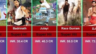 Allu Arjun Hits and Flops Movies list | Pushpa 2 | Pushpa 2 The Rule