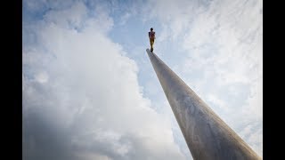 Places to see in ( Kassel - Germany ) Man walking to the sky