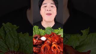 ASMR Mukbang Squid, Octopus \u0026 Shrimp