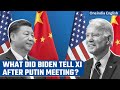 Joe Biden warns Xi Jinping after meeting with Russian President Vladimir Putin | Oneindia News