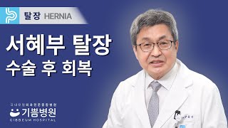 탈장수술 후 회복과정 | 기쁨병원 강윤식 원장 (국내유일 외과전문 종합병원)