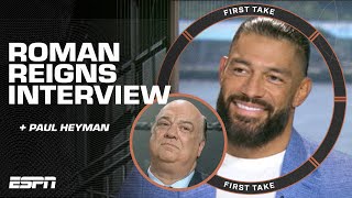 Roman Reigns & promoter Paul Heyman talk trash with Stephen A. ahead of WWE Summer Slam | First Take