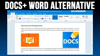 How to Open, Edit, and Create Microsoft Word Documents for Free with Docs+