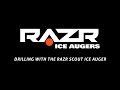 Drilling with The RAZR Scout Brushless Drill Ice Auger