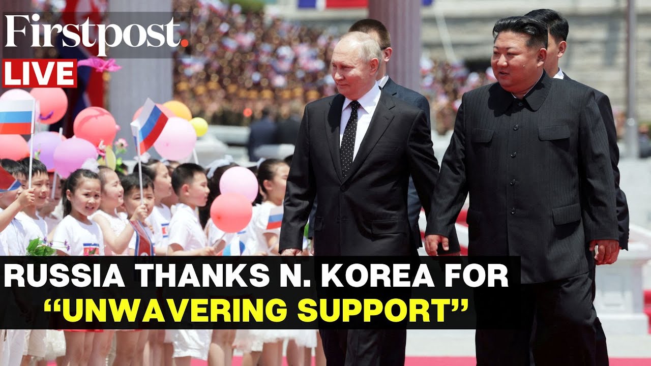 LIVE: Vladimir Putin Visits North Korea; Kim Jong Un Hails "Full ...