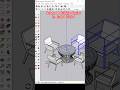 Rotate & Multiple Copies In Just 1 Click |SketchUp| #shorts #sketchup #sketchuptutorial