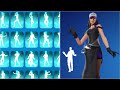 ALL FORTNITE ICON SERIES & NEW TIKTOK EMOTES! (SPIRIT HUNTER SAEKO)