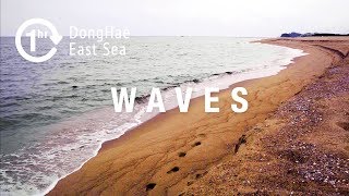 동해, 흐린 오후 파도소리 1시간 | Relaxing Sounds of Cloudy Sea Waves | Natural White Noise