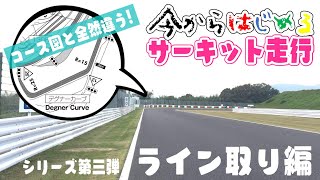 【初心者向け】今からはじめるサーキット走行 ③ライン取り編