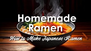 Homemade Ramen - How to Make Japanese Ramen in Easy Steps at Home