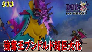 【DQMJ3P】＃３３ 強奪王ブンドルド(巨大化)戦  ドラゴンクエストモンスターズジョーカー３プロフェッショナル