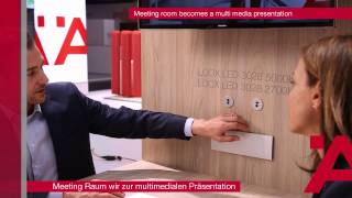 Häfele - Interzum 2015 - Meeting Room Becomes a Multimedia Presentation