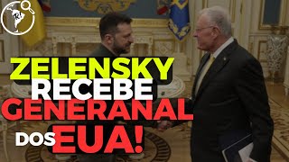 Zelensky recebe Keith Kellogg I Trump chama Zelensky de Ditador