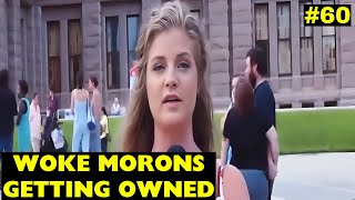 Woke Leftist HYPOCRITES get DESTROYED By Simple Question - clown world compilation #60