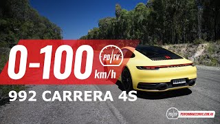 2020 Porsche 911 Carrera 4S 0-100km/h \u0026 engine sound