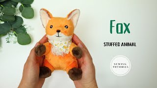 How to make a stuffed animal. Fox plush with your own hands. Sewing tutorial