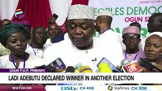 Ogun P.D.P. Guber Primary: Ladi Adebutu Declared Winner In Another Election | NEWS