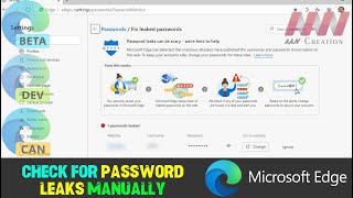 How to Check for Password Leaks Manually on Microsoft Edge