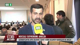 Xocalının anım tədbiri ON4 TV-də