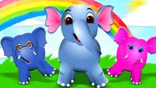 Baccha Hathi Song | हाथी परिवार | Hindi Rhymes | Elephant Family In Hindi | Kids Tv India