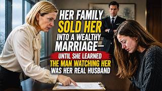 Her Family Sold Her Into a Wealthy Marriage—Until She Learned the Man Watching Her Was Her Real Husb