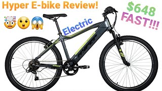 Hyper Mountain E-Bike Review! (Eletric Bike)!