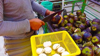 Palm Fruit, Papaya, Banana, Coconut \u0026 More! Amazing Fruit Cutting Skills | Cambodian Street Food