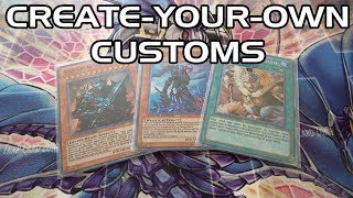 YUGIOH! A few Create Your Own Custom Cards