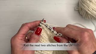 1/1 LC No Cable Needle - Knitting