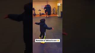 Ronaldo & Talisca's Son 😍😍