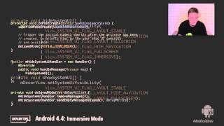 DevBytes Android 4 4 Immersive Mode