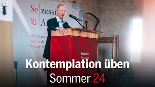 Studientage zum Thema »Menschenpark« - Uwe Jochum spricht über die Technik der Kontemplation