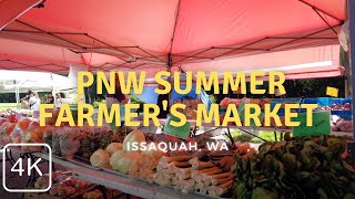 Let's Explore the Issaquah Farmers Market | Walking Tour | Issaquah, WA