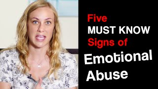 5 MUST KNOW SIGNS of EMOTIONAL ABUSE